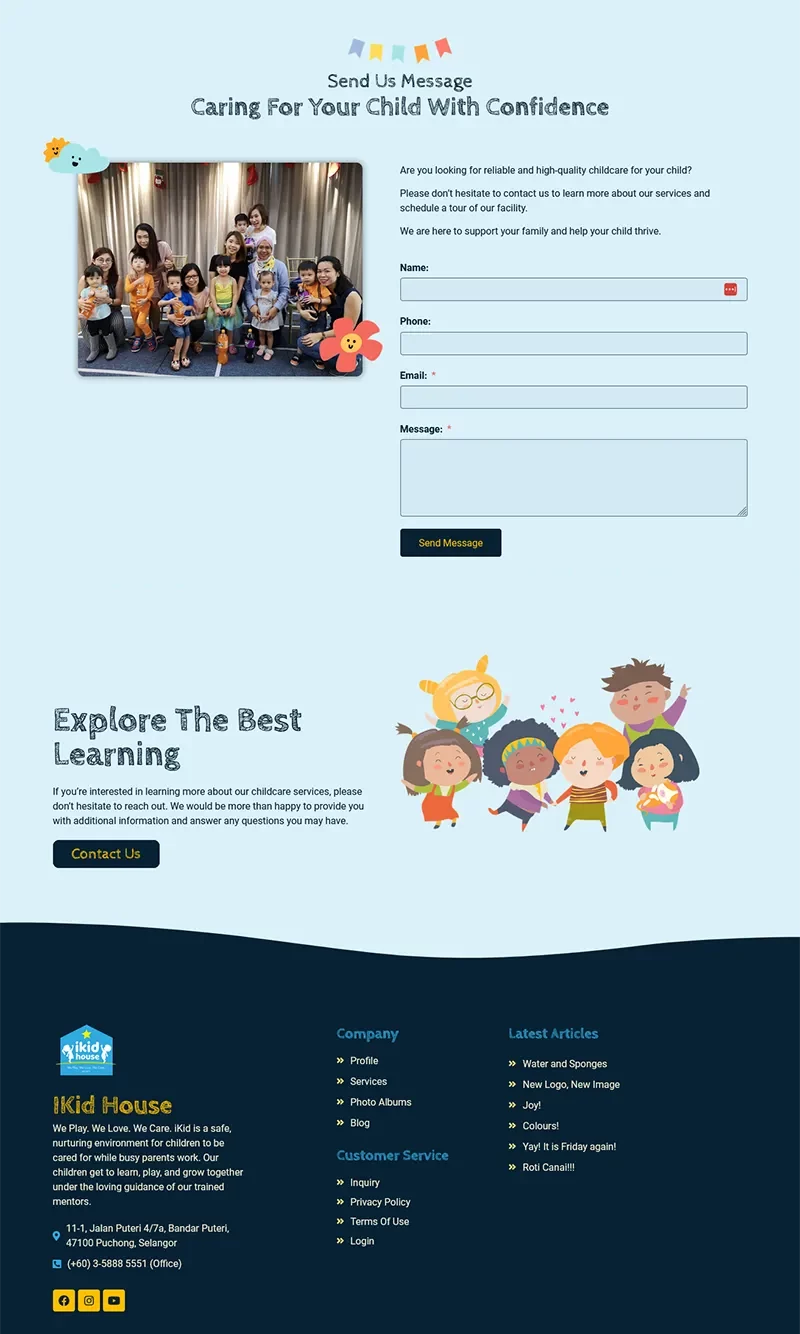Contact Page