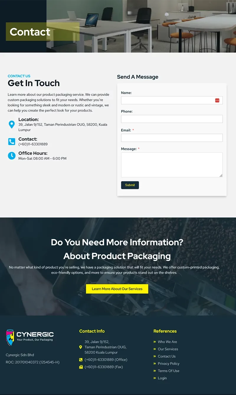 Contact Page