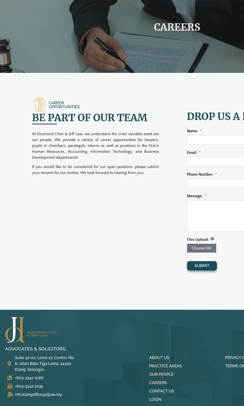 Career Page
