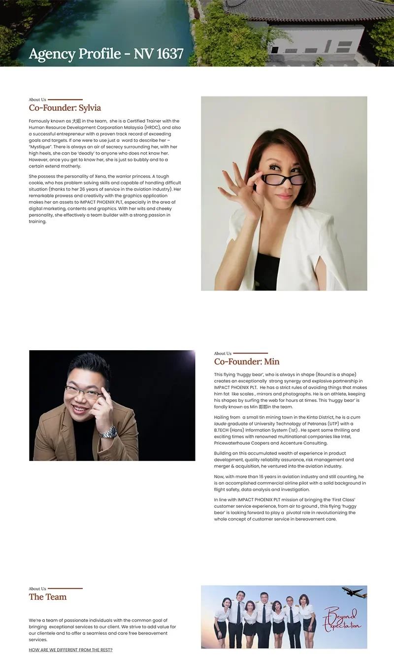 Profile Page