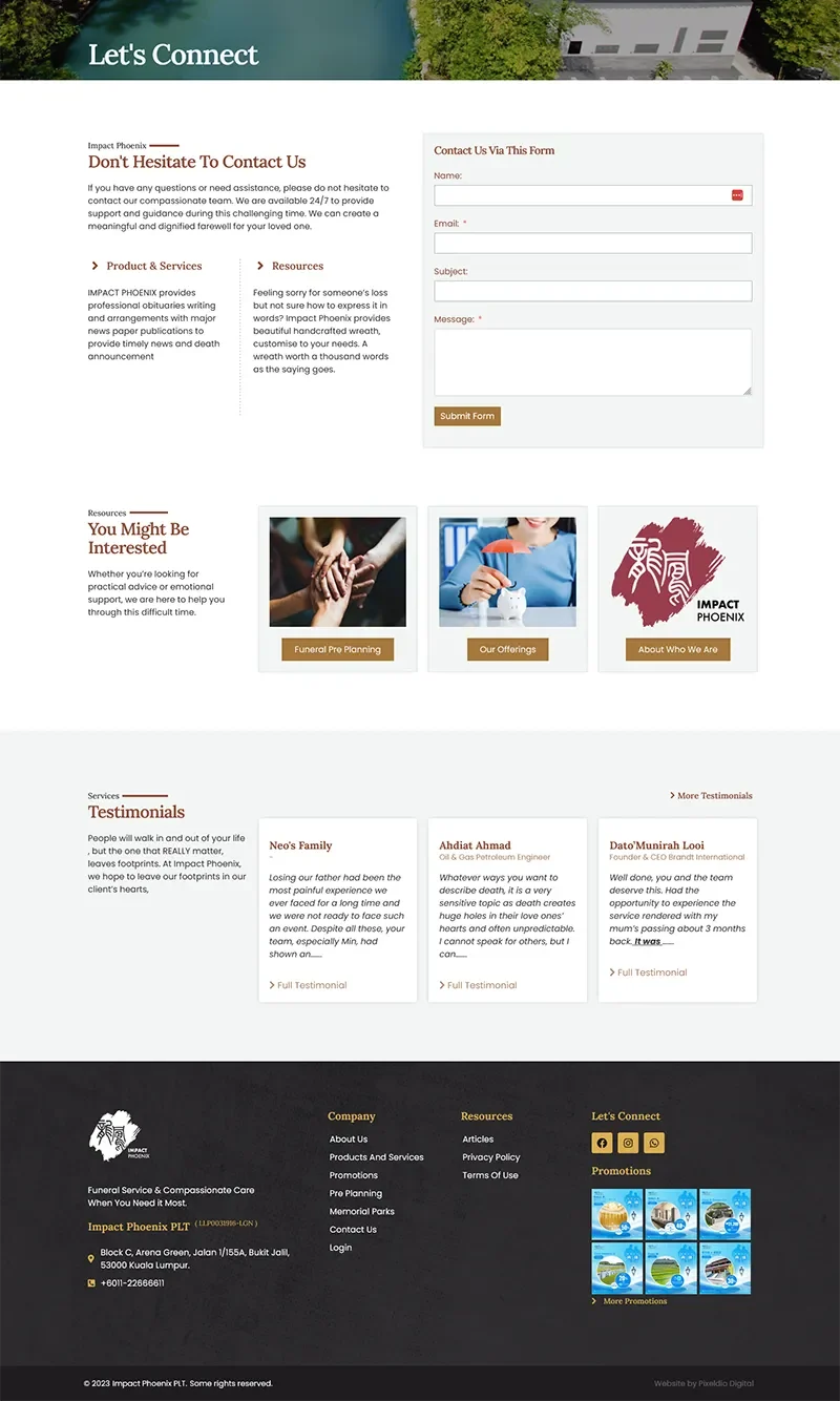 Contact Page