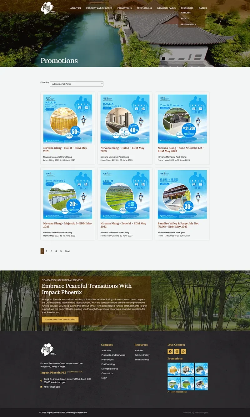 Promotion Page