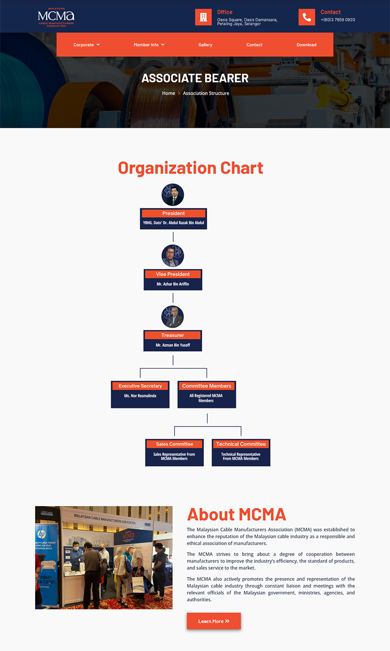 Org Chart Page