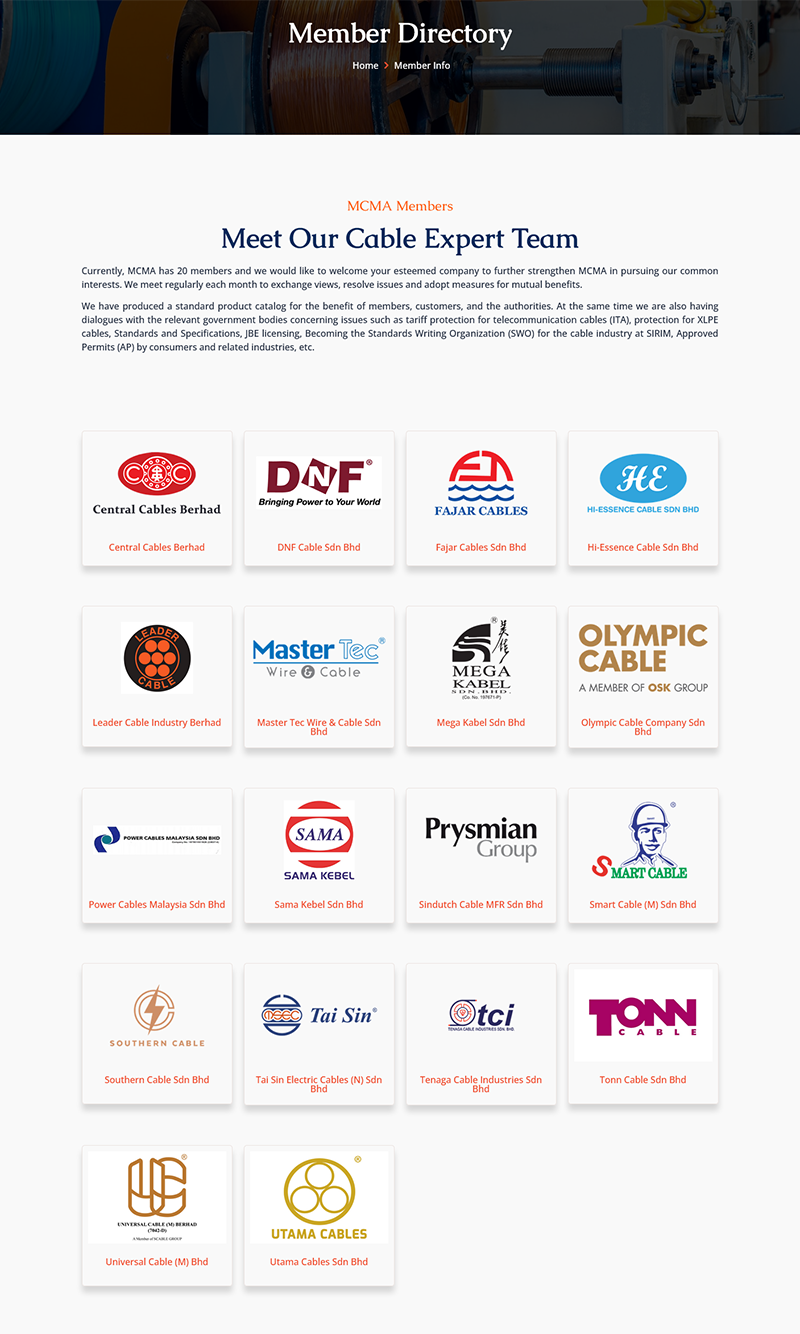 Member Directory Page