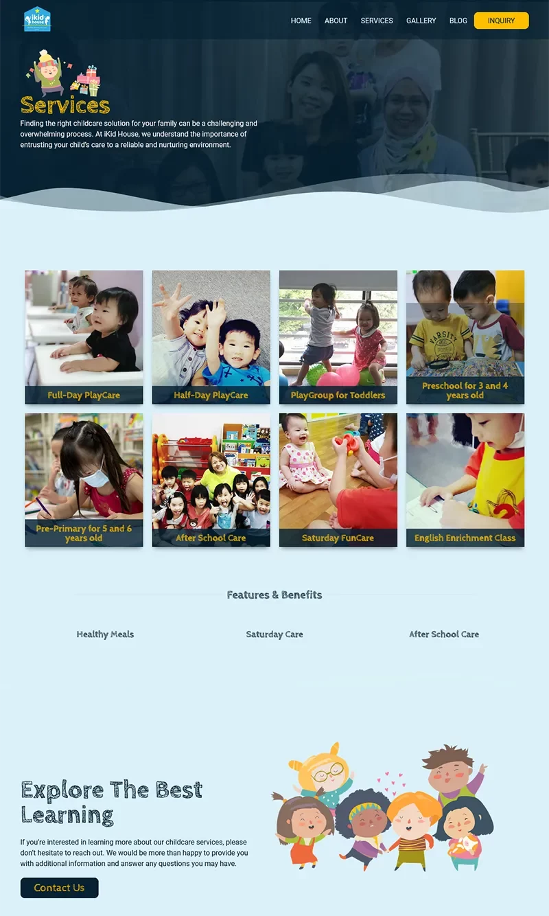 Service Archive Page