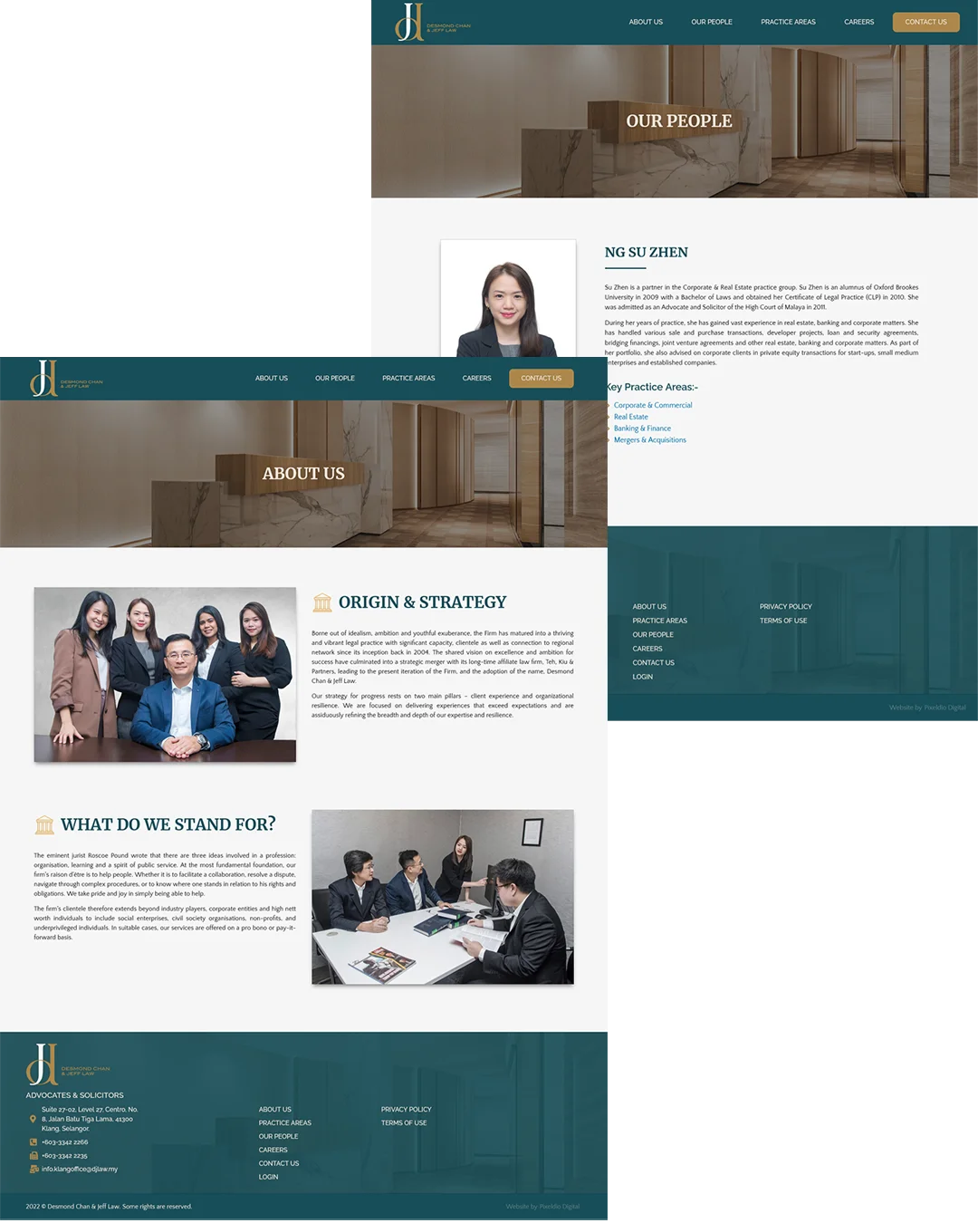 Pixeldio Digital - website design service portfolio - desmond chan and jeff law - screenshot 1