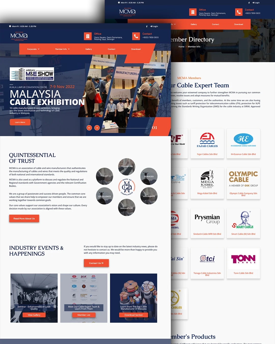 Pixeldio Digital - website design service portfolio - mcma - screenshot 1